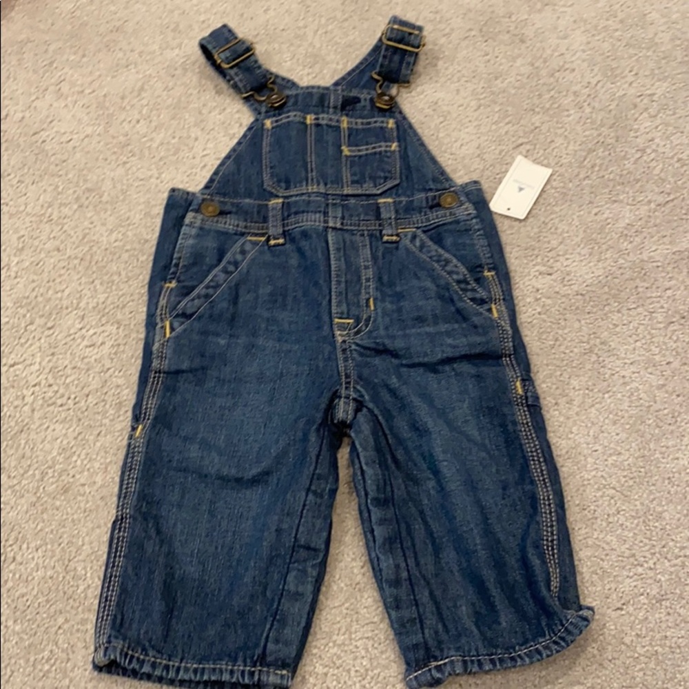 NWT Baby Gap Denim Overalls 6-12 Months